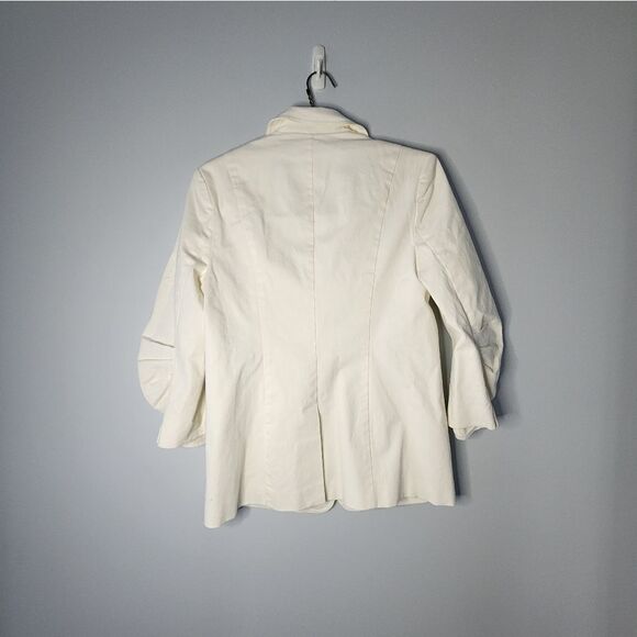 Tyler Boe Cooper Ruched Sleeve Jacket for Women Size 2 Anthropology - Picture 2 of 6